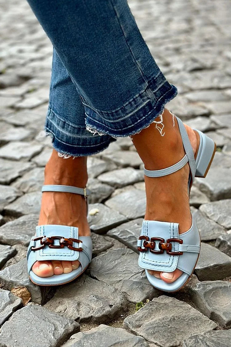 Perla | Coastal Blue Sandal