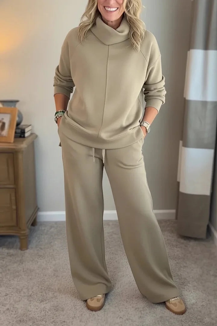 Colleen™ | Casual Turtle-neck 2 Piece