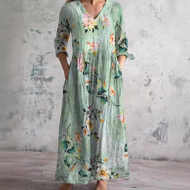 Maya | Soft Floral Summer Dress